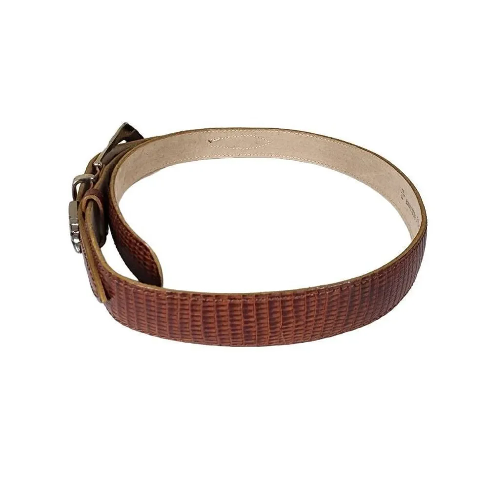 Morgan Taylor- Women’s Faux Leather Western Big Buckle, Size Medium